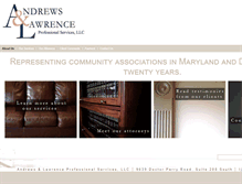 Tablet Screenshot of andrewslawgroupllc.com